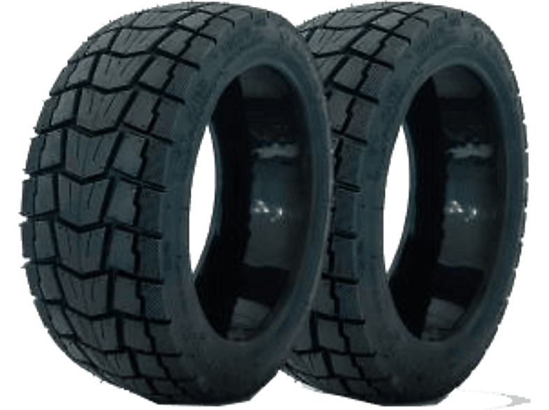 Accesorio patinete eléctrico - smartGyro DUALGRIP 1, Pack de Dos Cubierta, Para Speedway, Rockway, Crossover y versiones PRO, Gel, Negro