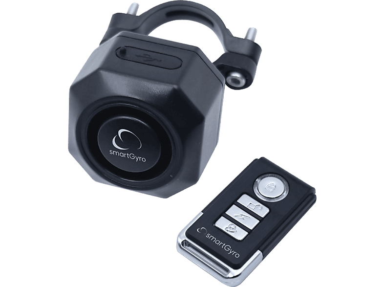 Accesorio patinete eléctrico - smartGyro SG27-413, Alarma antirrobo universal, 110 dB(A), Negro
