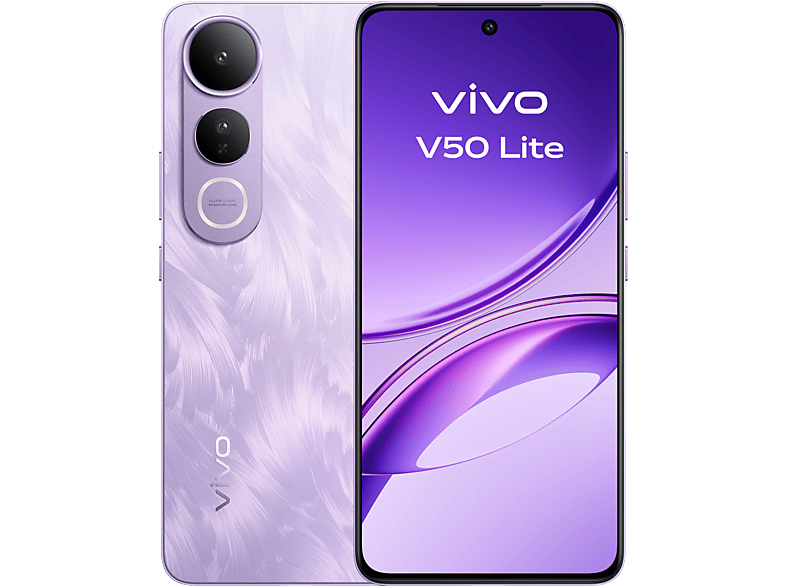 vivo V50 Lite, Fantasy Purple, 256 GB, 8 GB RAM, 6.77 AMOLED, Qualcomm Snapdragon 685, 6500mAh
