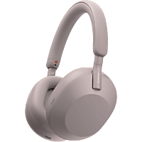 MediaMarkt SONY WH-1000XM5 - Draadloze koptelefoon met Noise Cancelling Smokey Pink Hoofdtelefoon Roze aanbieding