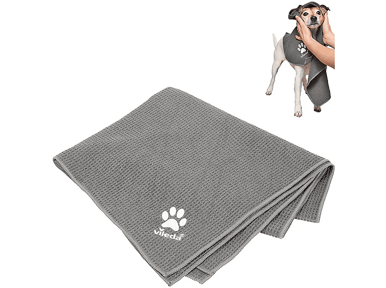 Ręcznik z mikrofibry VILEDA Pet Pro M Szary – zdjęcie 3