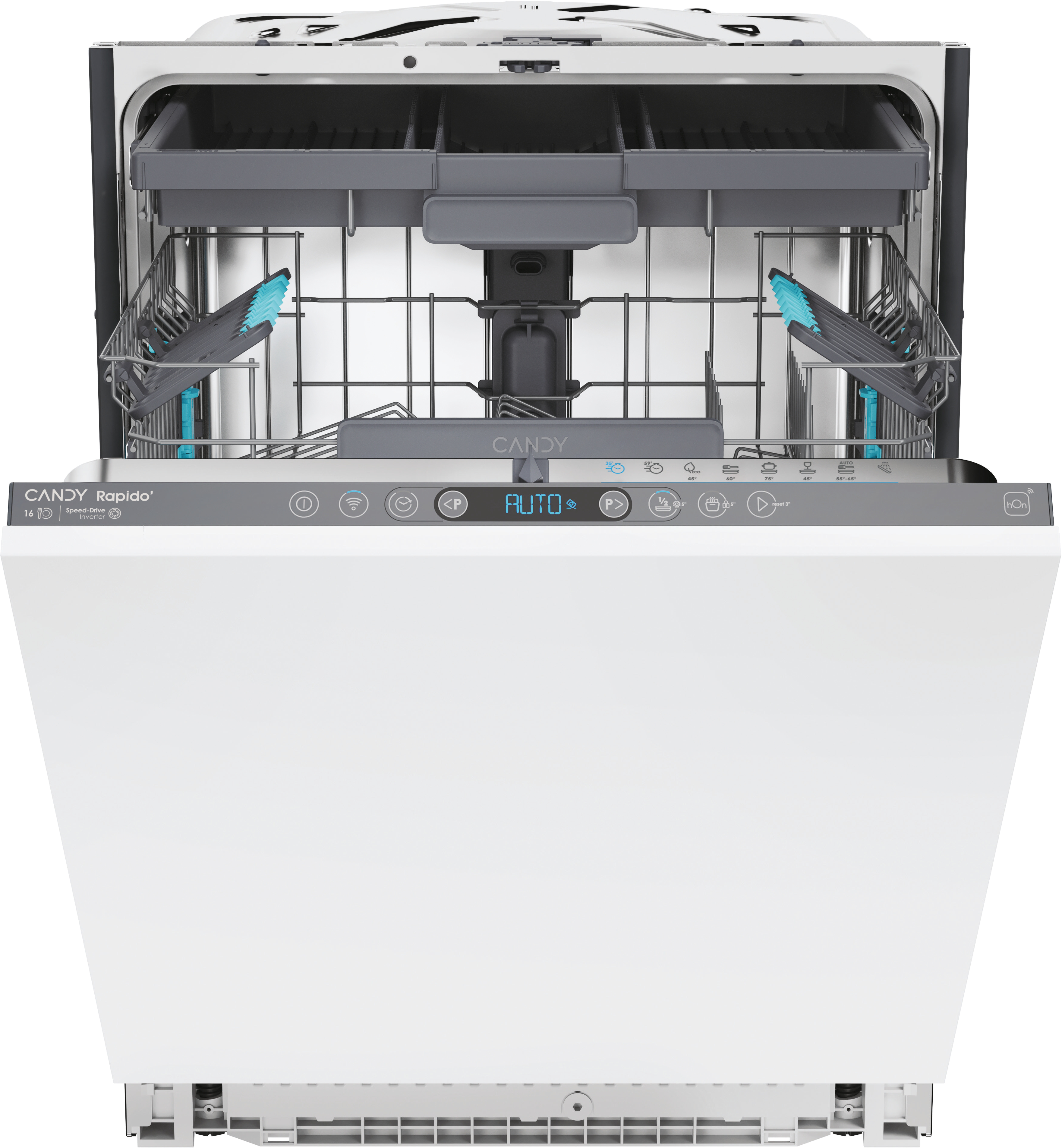 CANDY CI 6C4F1PA Beépíthető keskeny mosogatógép