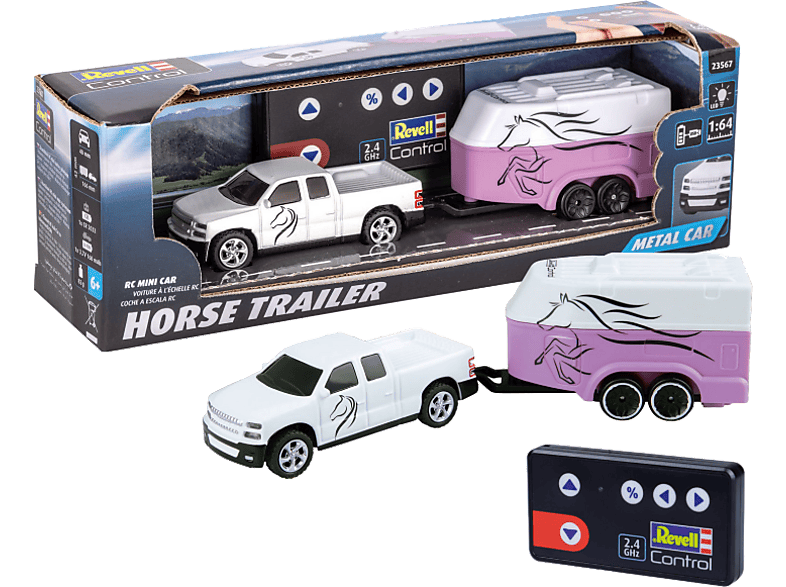 Revell Mini RC Car pink RC Auto, Weiß/Rosa