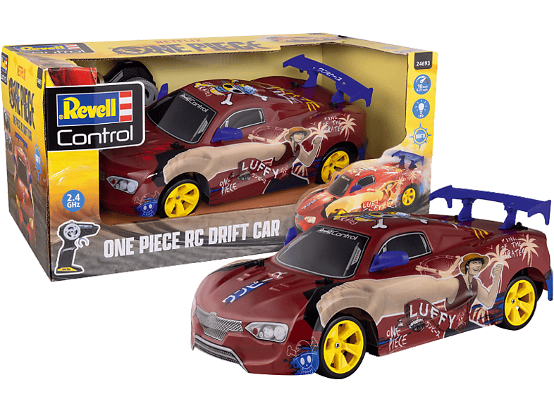 Revell One Piece RC Drift Car RC Auto, Rot/Blau