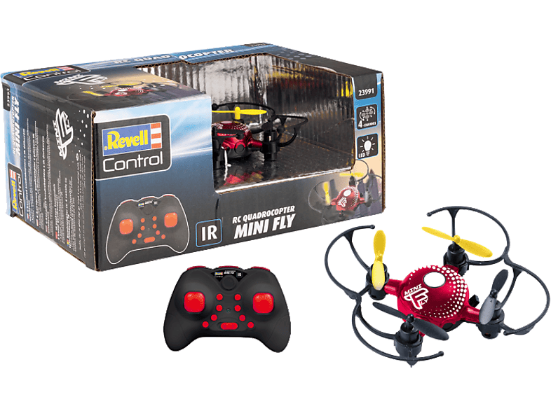 Revell RC Quadrocopter Mini Fly RC Quadrocopter, Rot/Sachwarz