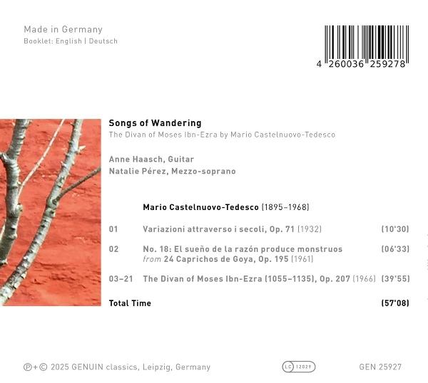 Albumcover mit Text und einem Barcode.