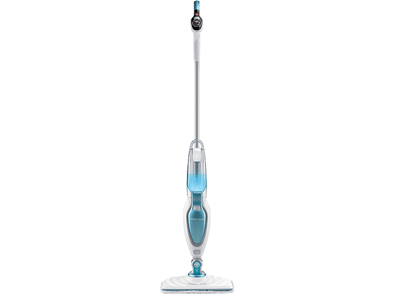 BLACK+DECKER FSM16CD-QS Dampfreiniger 1600W, Weiss/Blau