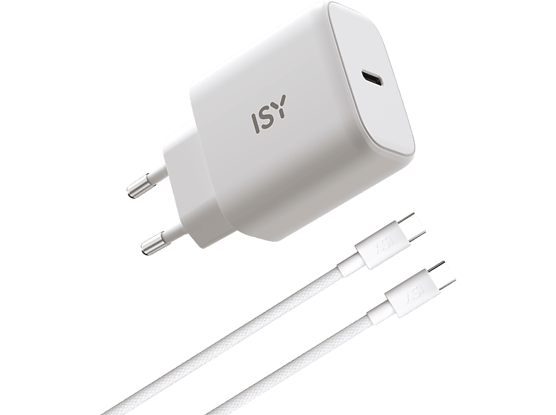 ISY IC-5042 Ladegerät Zubehör für Nintendo Switch, Weiß