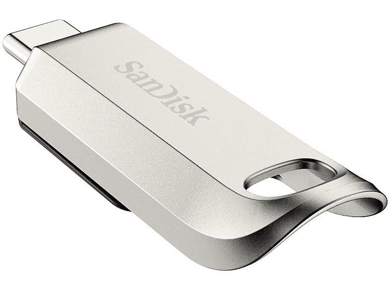 Thumbnail - SANDISK Ultra Luxe™ USB Stick, 256 GB, 400 MB/s, Silber