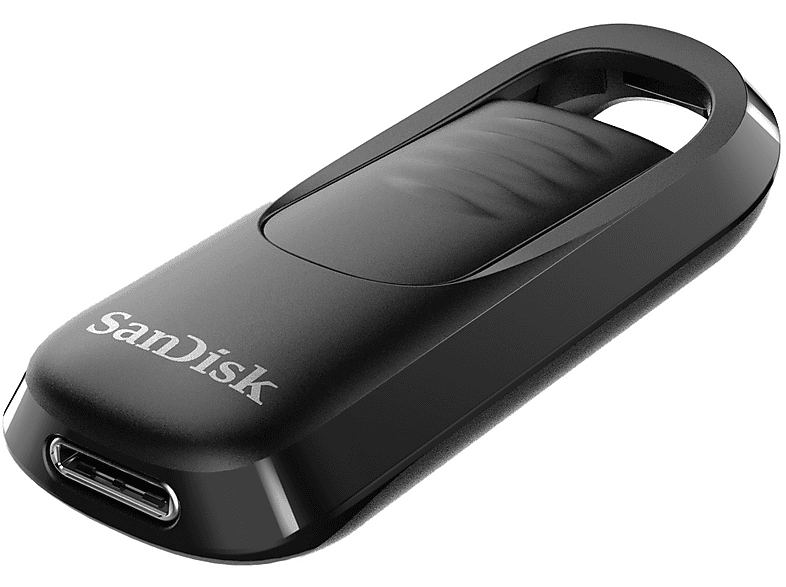 Thumbnail - SANDISK Ultra® Slider USB-Type-C™ USB Stick, 128 GB, 400 MB/s, Schwarz