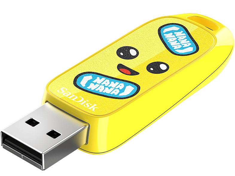 Thumbnail - SANDISK Fortnite® Peely Edition USB Stick, 64 GB, 130 MB/s, Gelb