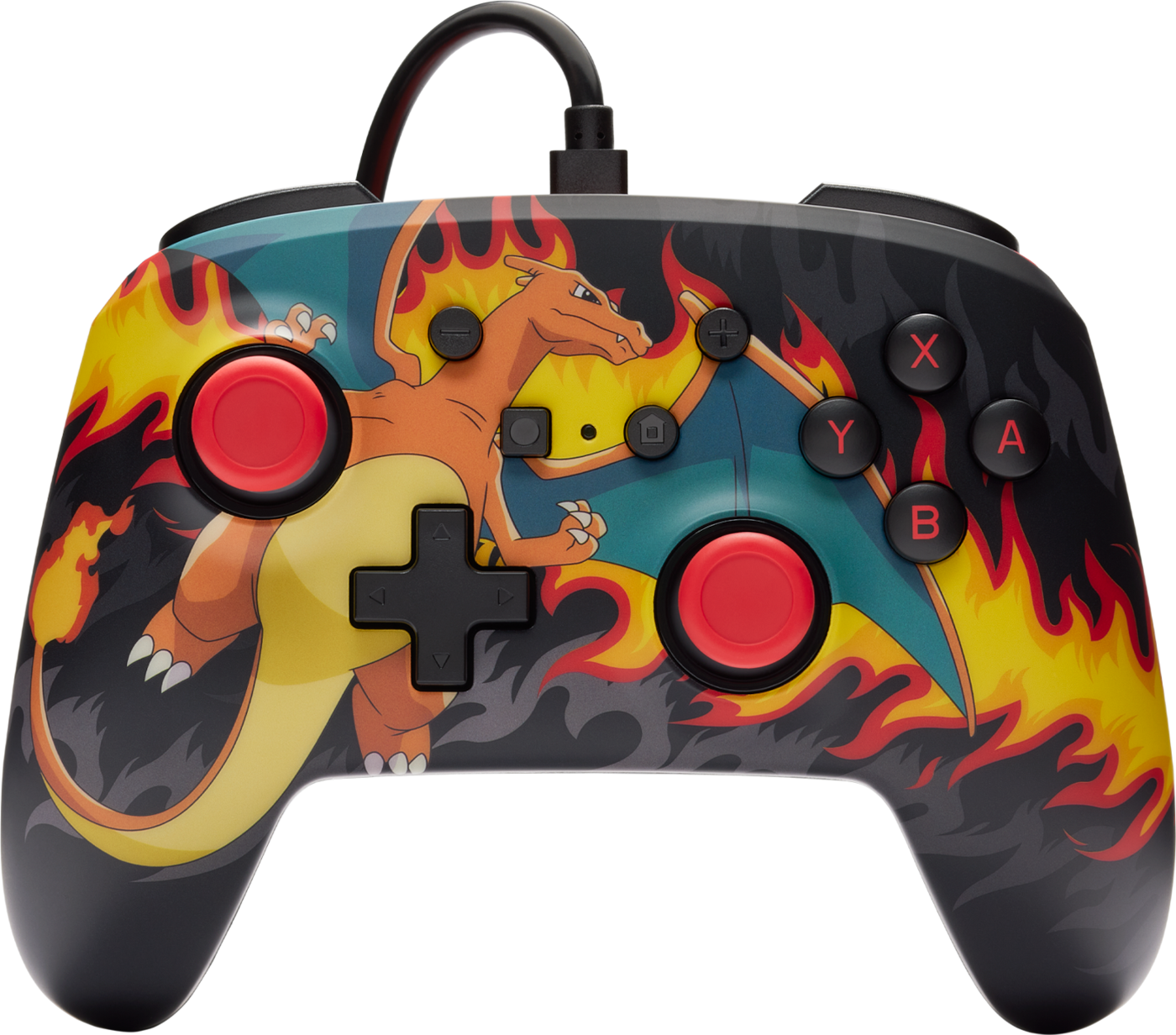 POWERA Enhanced vezetékes Nintendo Switch kontroller (Charizard Firestorm)