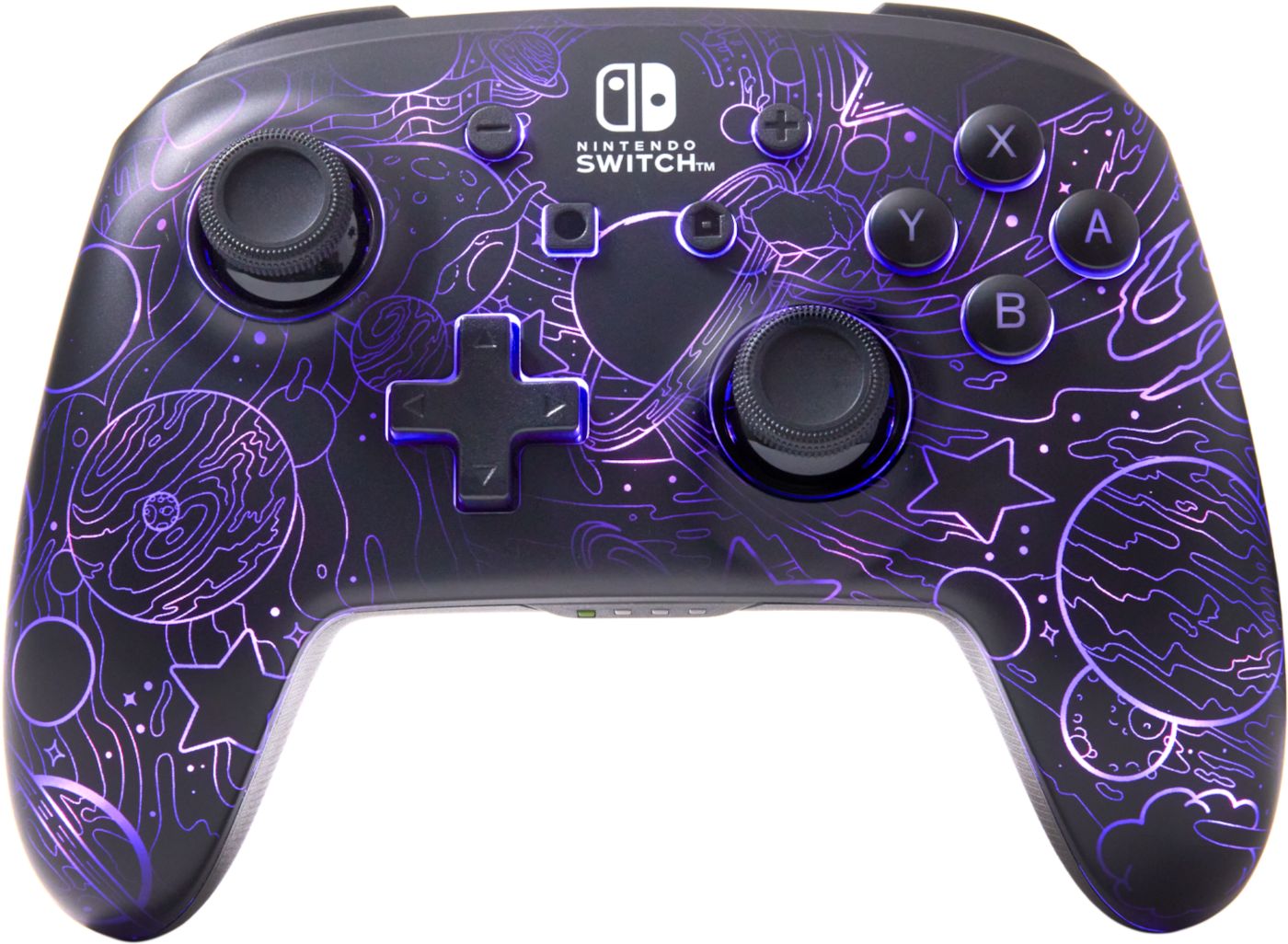 POWERA Enhanced Lumectra vezeték nélküli Nintendo Switch kontroller (Galaxy Vortex)