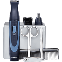 MediaMarkt REMINGTON Travel Kit Neushaartrimmer / Detailtrimmerset NE3890 Neus- en oorhaartrimmer Blauw aanbieding