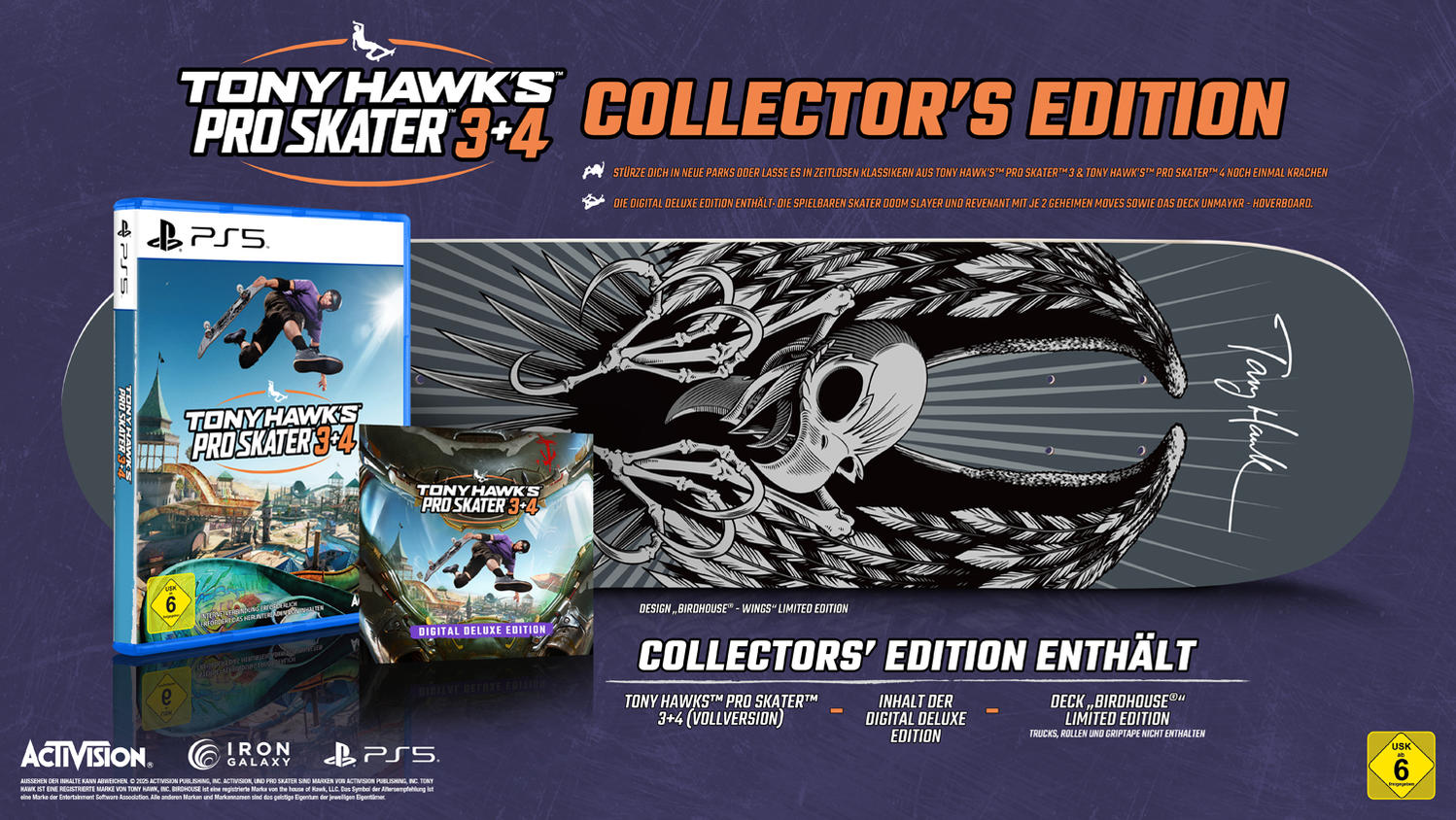 Tony Hawk Pro Skater 3 + 4 Collector's Edition Spiel.