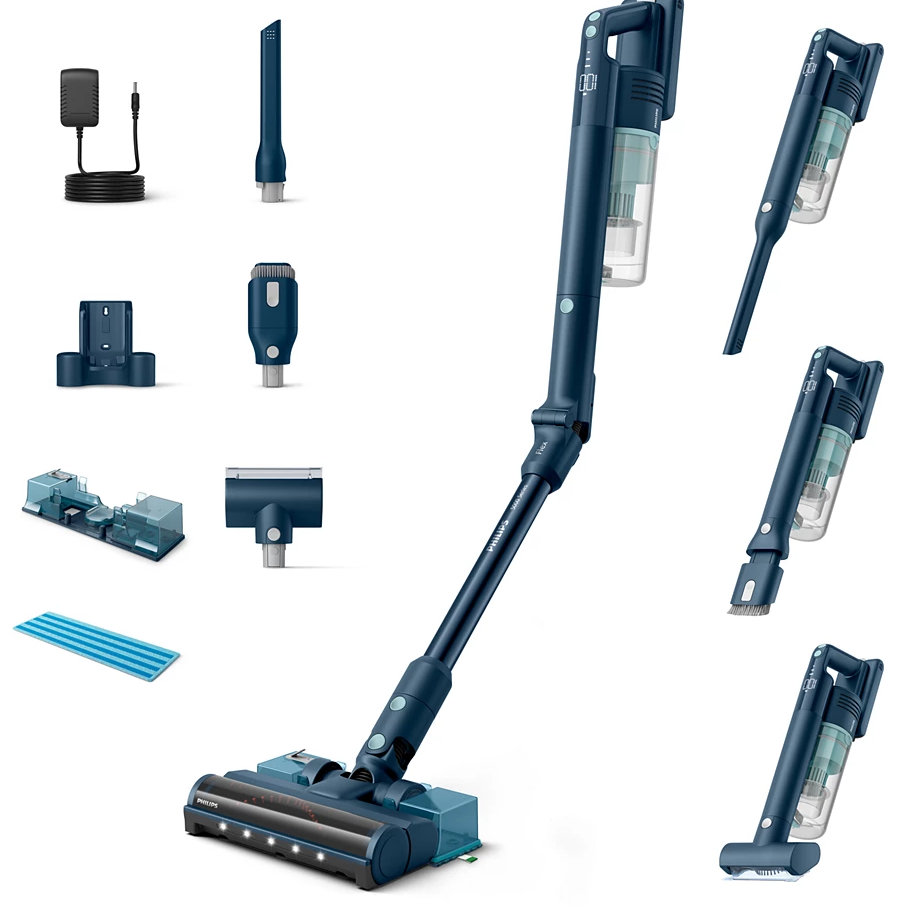 Odkurzacz bezprzewodowy PHILIPS XC5244/10 5000 Series Flex Aqua