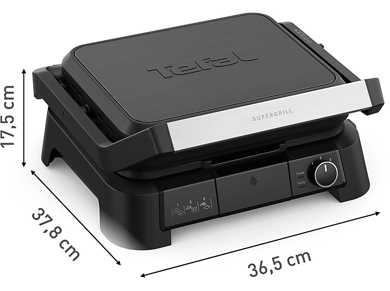 Tefal GC5108 SuperGrill 3in1 Kontaktgrill, BBQ-Funktion und Ofenposition; 3-in-1 Kontaktgrill, BBQ-Funktion und Ofenposition — Foto 5 von 5