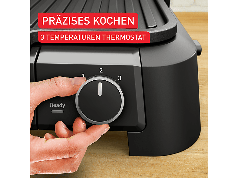 Tefal GC5108 SuperGrill 3in1 Kontaktgrill, BBQ-Funktion und Ofenposition; 3-in-1 Kontaktgrill, BBQ-Funktion und Ofenposition — Foto 3 von 5