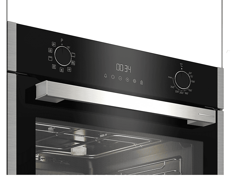 GRUNDIG GESM19320BMPF, Einbau-Backofen-Set (Flex-Induktion, A+, 72 l)