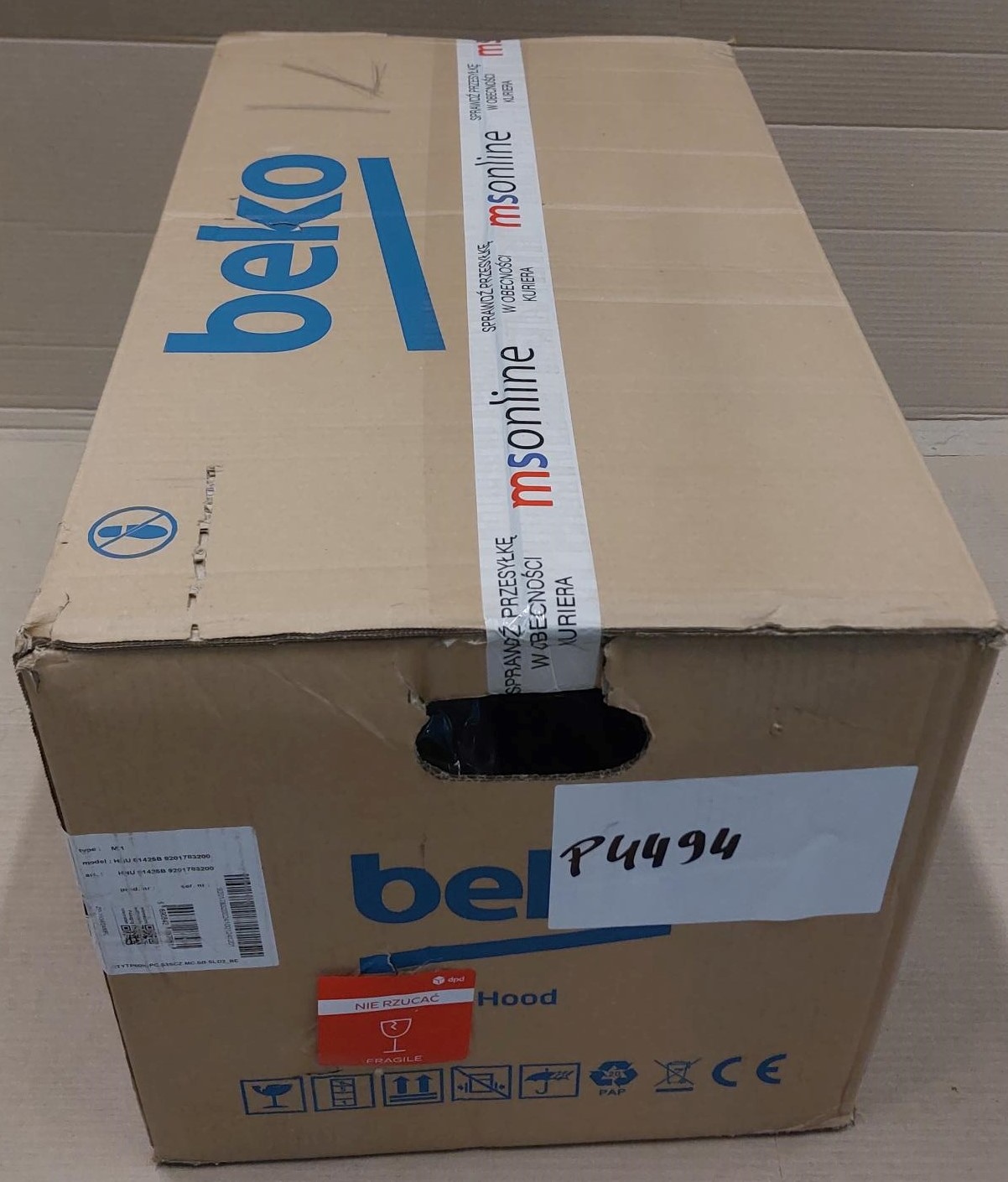 OUTLET - Okap BEKO HNU61425B Czarny