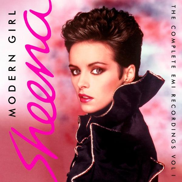 Albumcover mit dem Gesicht einer Frau und dem Titel "Sheena Modern Girl".