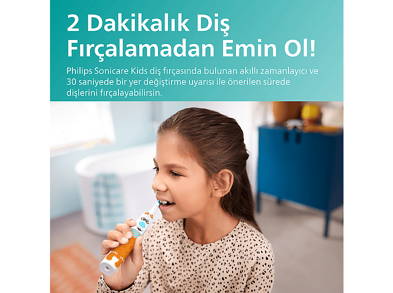 PHILIPS HX3601/01 Sonicare Çocuklar İçin Şarjlı Diş Fırçası Fiyat
