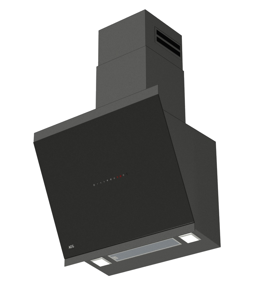 AEG GV77D61SB Beépíthető kürtős páraelszívó 60 cm,Hob2Hood, SilenceTech, Breeze