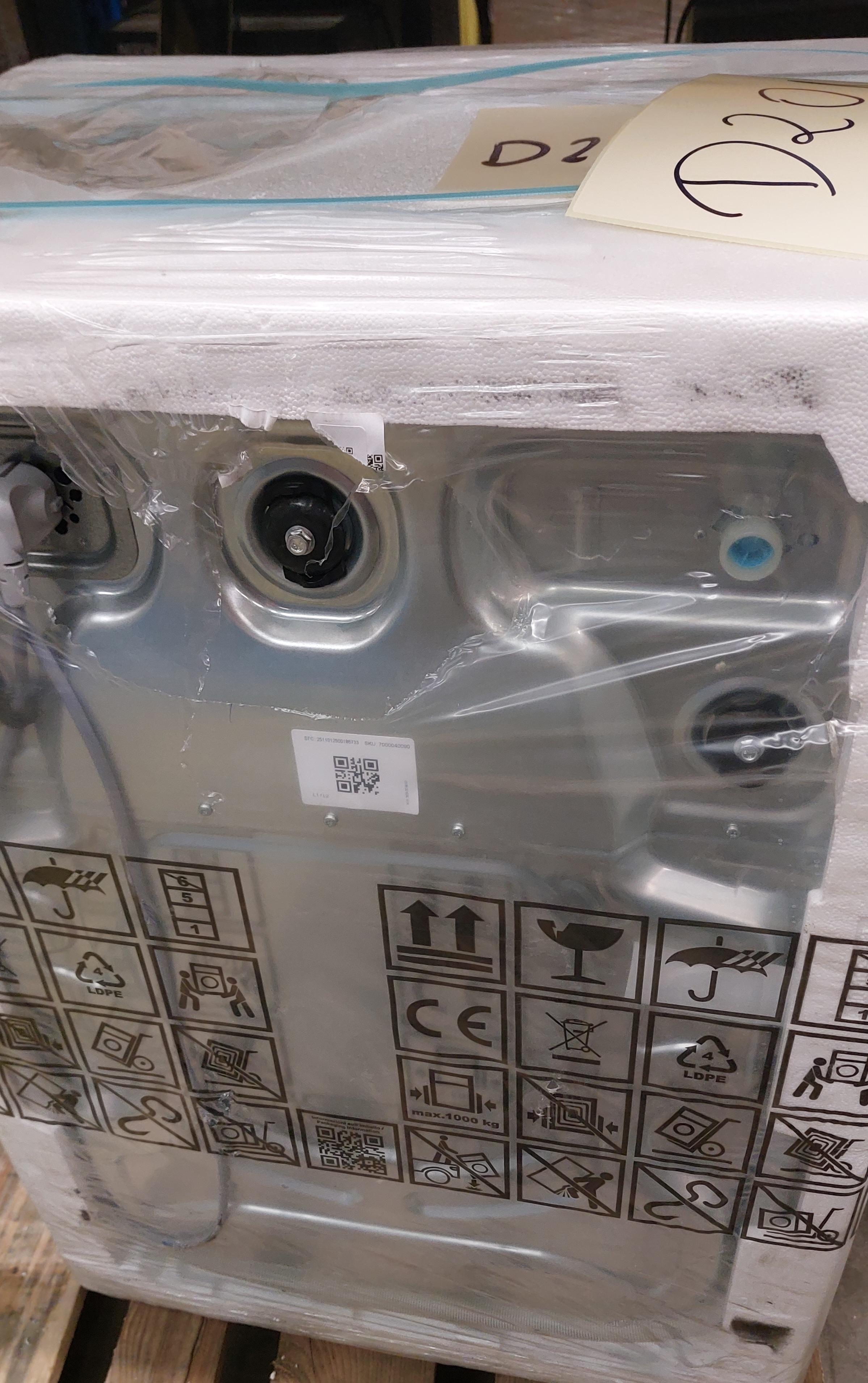 OUTLET Pralka BEKO WUE6512WPBSE 6kg 1000obr. Slim SteamCure Biały