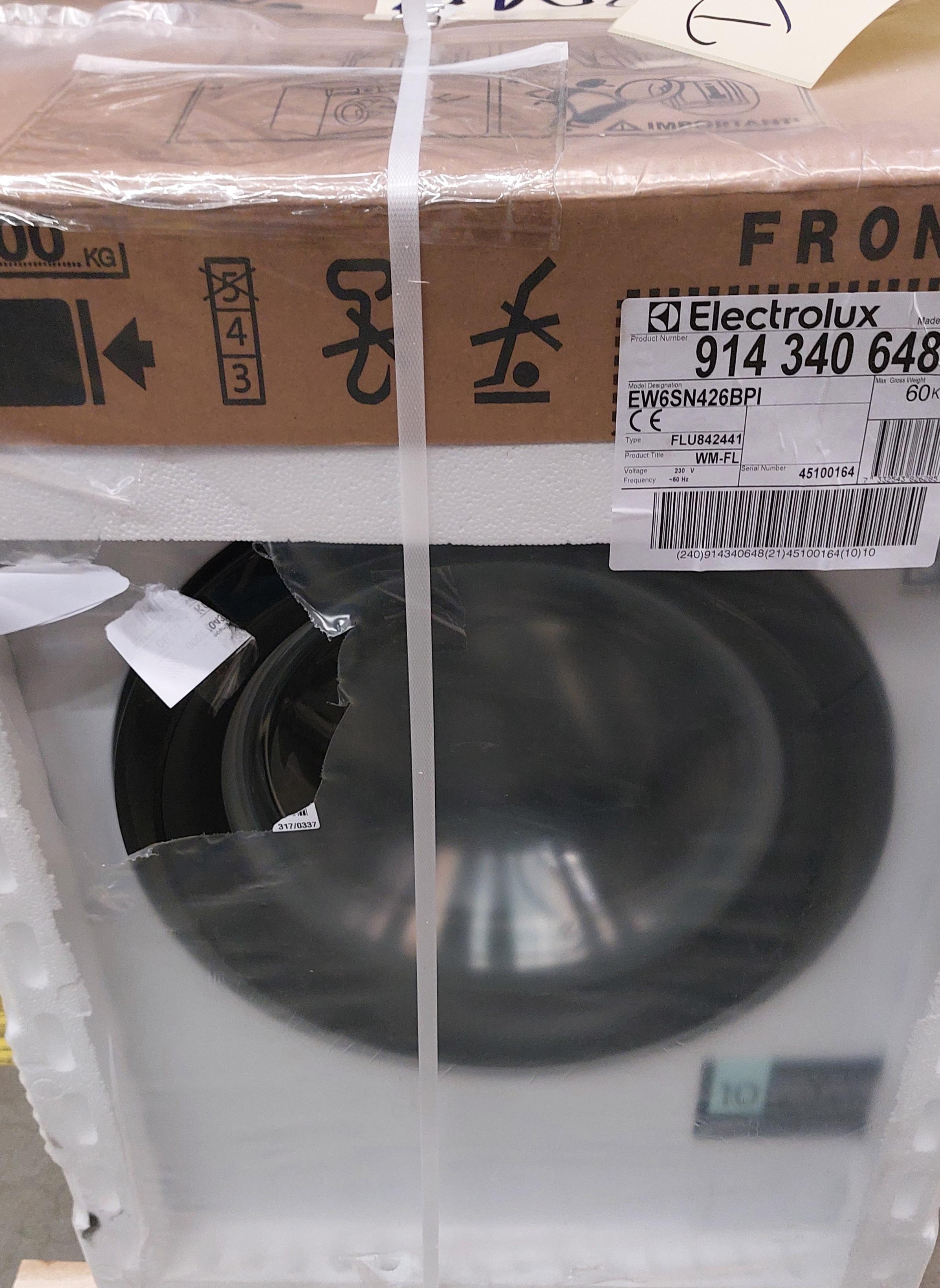 OUTLET  Pralka ELECTROLUX EW6SN426BPI 6kg 1200 obr. PerfectCare 600 SoftPlus Biały, Czarne drzwi