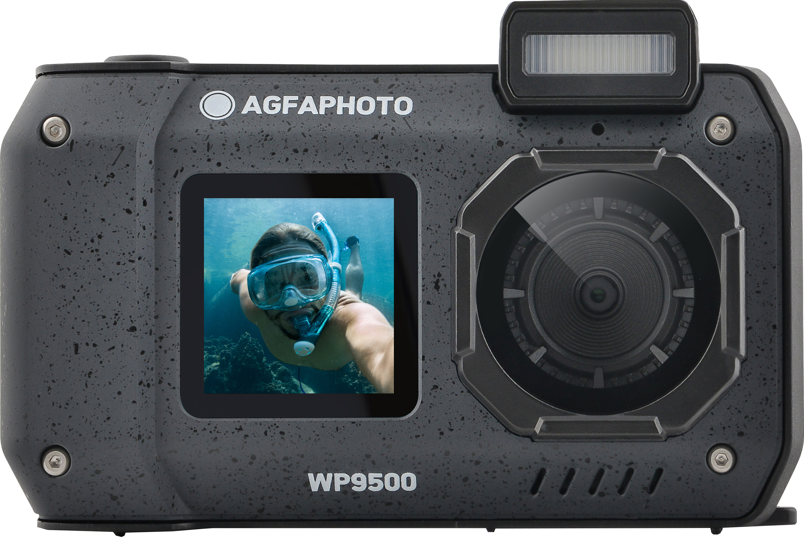 AGFA Realishot WP9500 vízálló digitális fényképezőgép, dupla kijelző, fekete