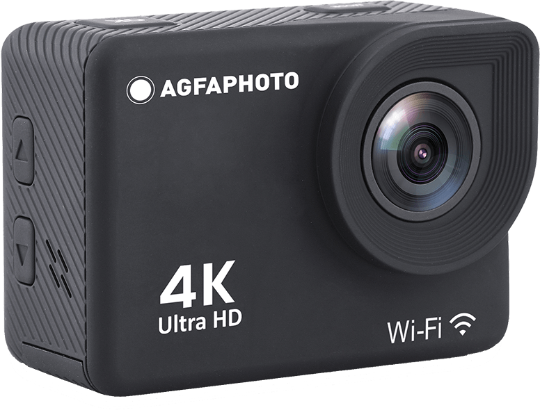 AGFA Realimove AC9000BK akciókamera, 4K, 170°, wifi, 30m-ig vízálló tok