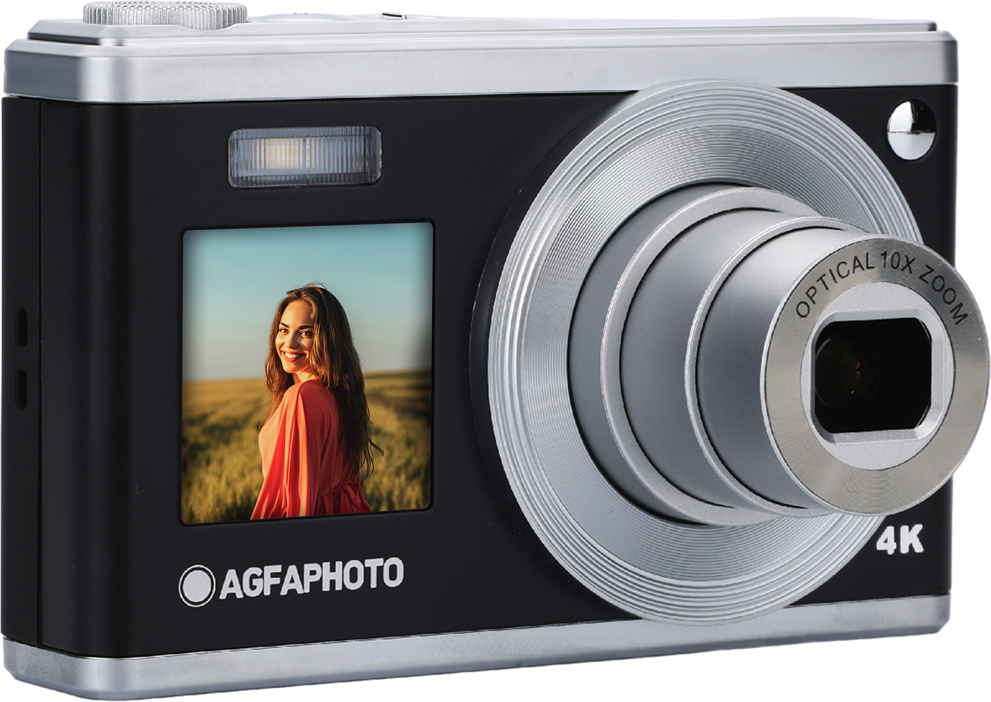 AGFA Realishot DC9200 digitális fényképezőgép, dupla kijelző, fekete