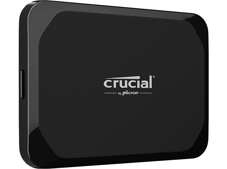 Disco duro SSD externo - Crucial X9, 4 TB, USB-C, Portátil, Negro