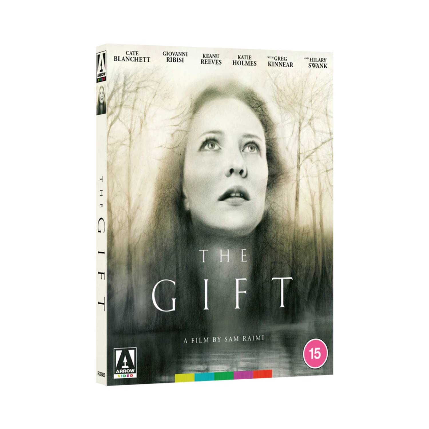 DVD case for 'The Gift' movie with Cate Blanchett, Keanu Reeves.