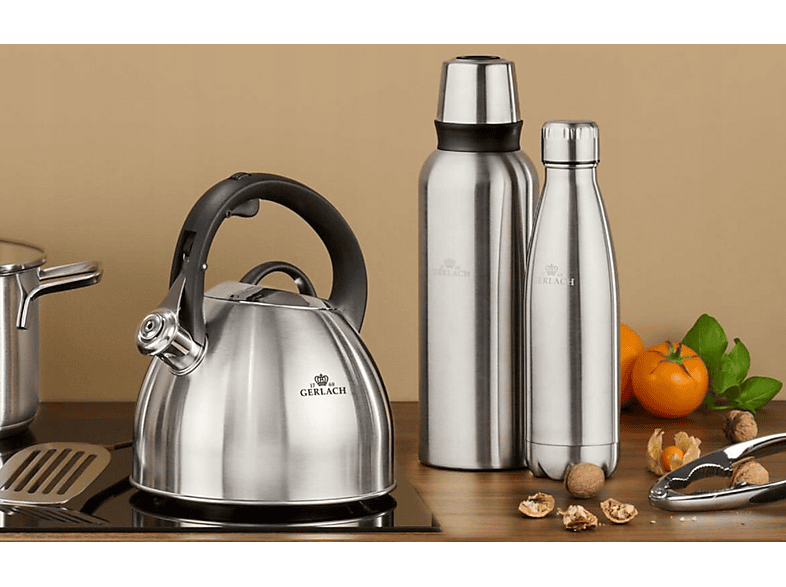 Czajnik GERLACH Ambiente 2.8 l Mat Stalowy – zdjęcie 2