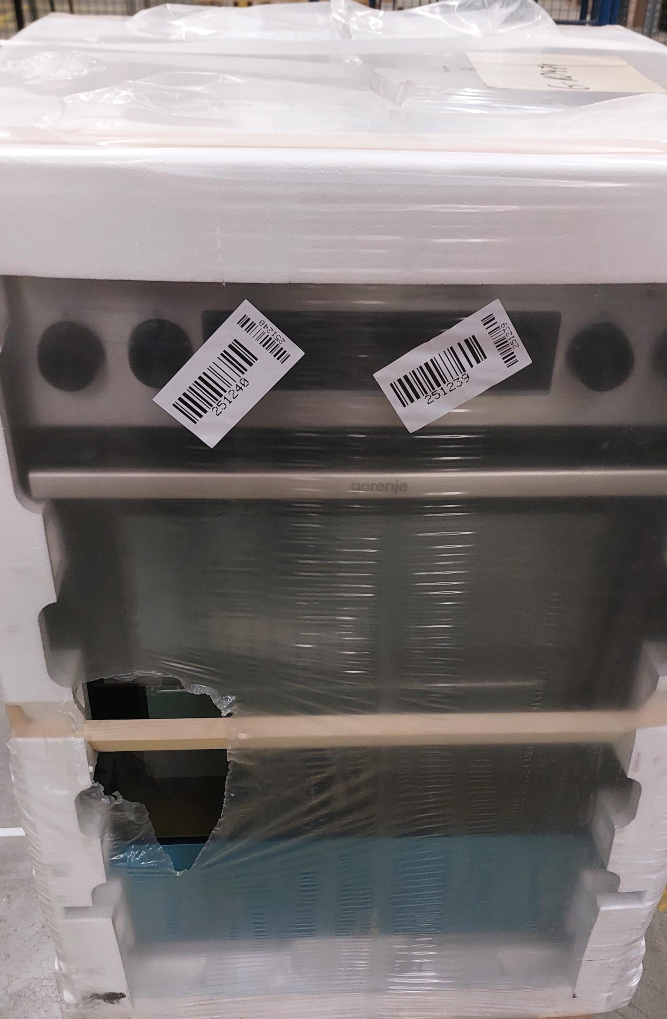OUTLET - Kuchnia gazowo-elektryczna GORENJE GKS6C70XJ 60cm Stal nierdzewna