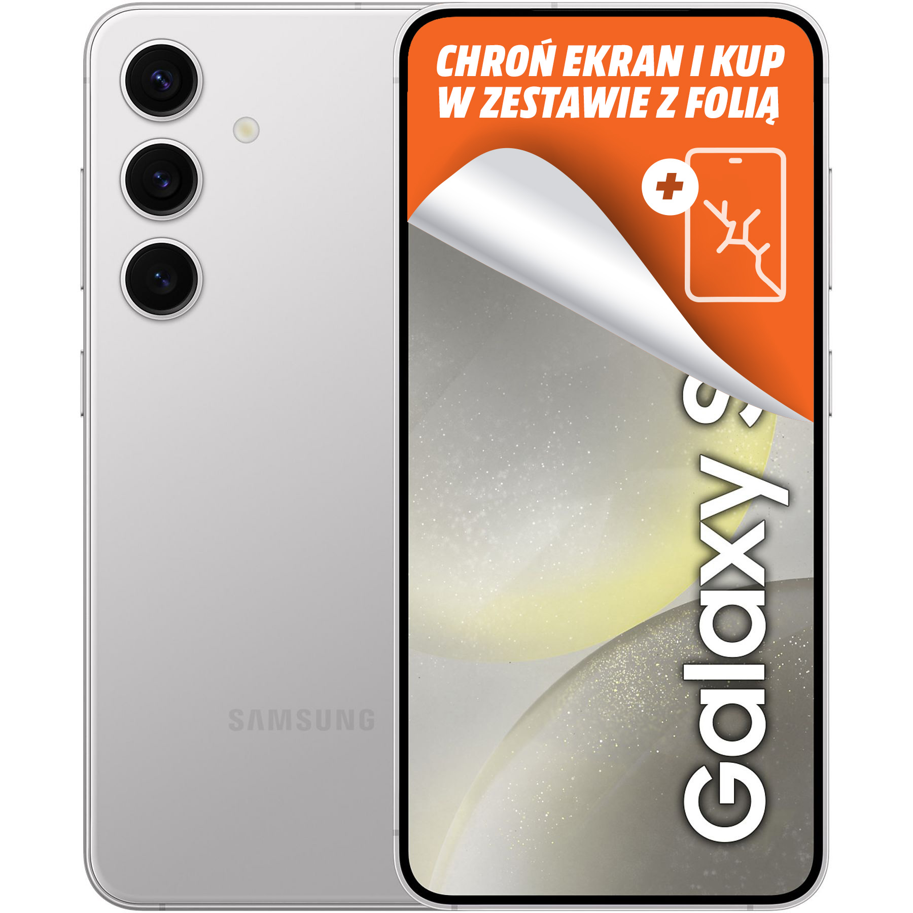 Smartfon SAMSUNG Galaxy S24 5G 8/256GB Szary (Marble Gray) SM