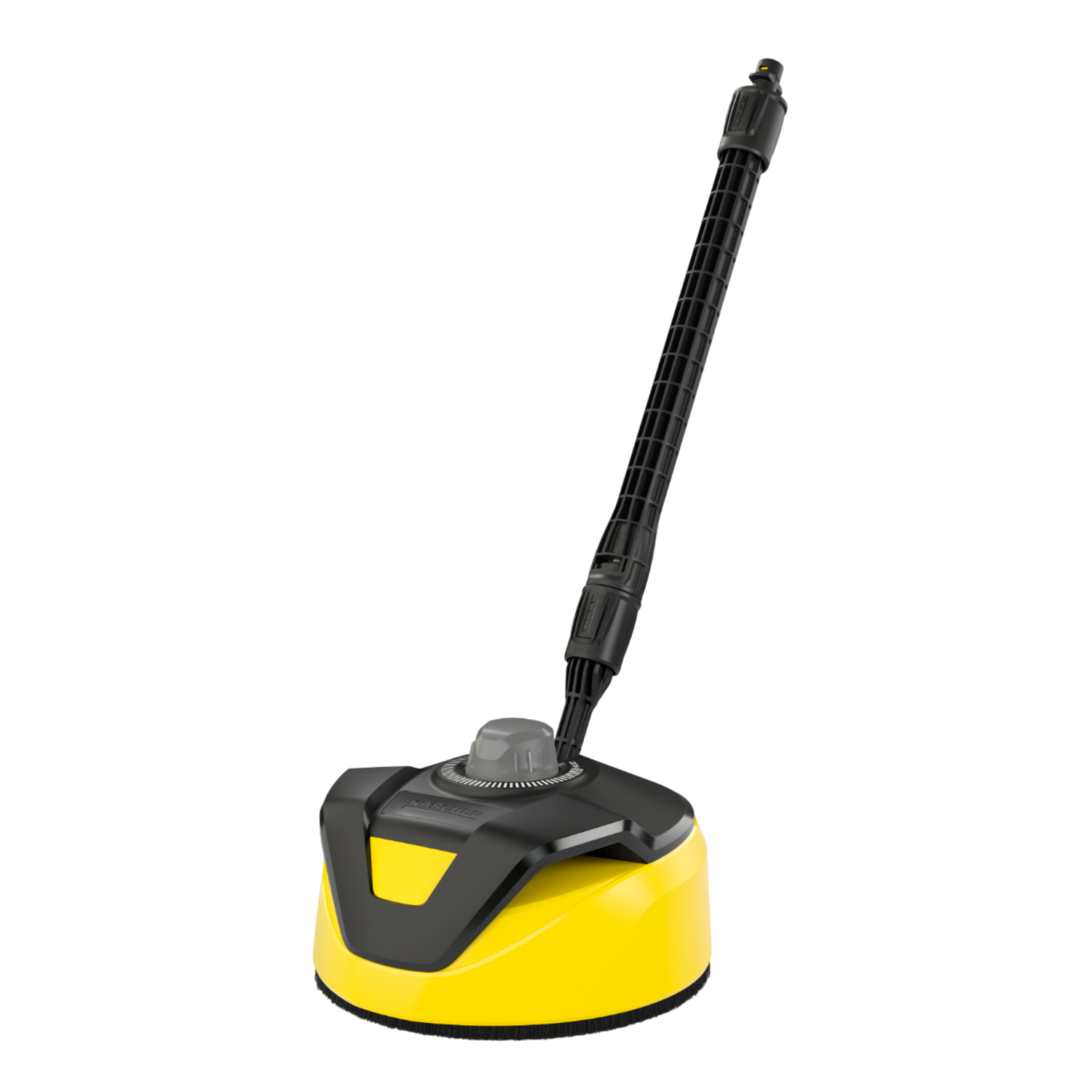 Geel en zwarte Karcher oppervlaktereiniger.