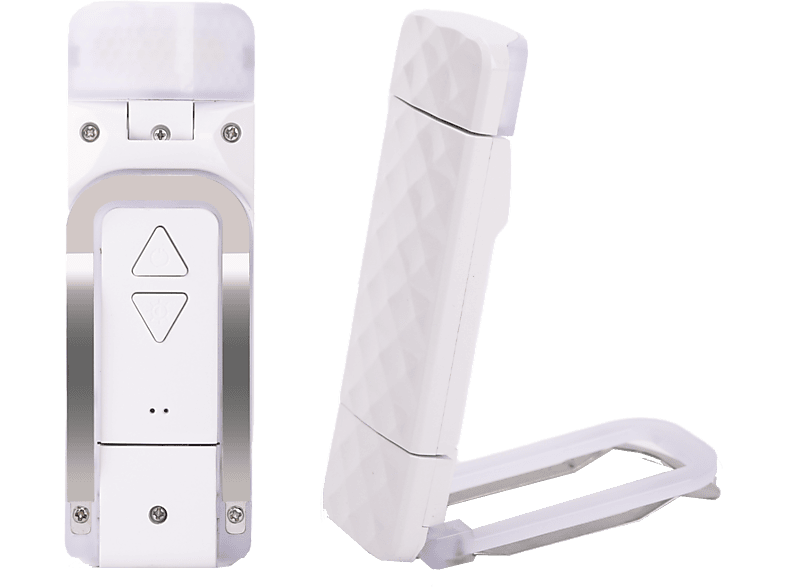 Luz de lectura - ISY IBL-1000-WT, 60h batería, 3 temperaturas, 5 niveles brillo, Blanco