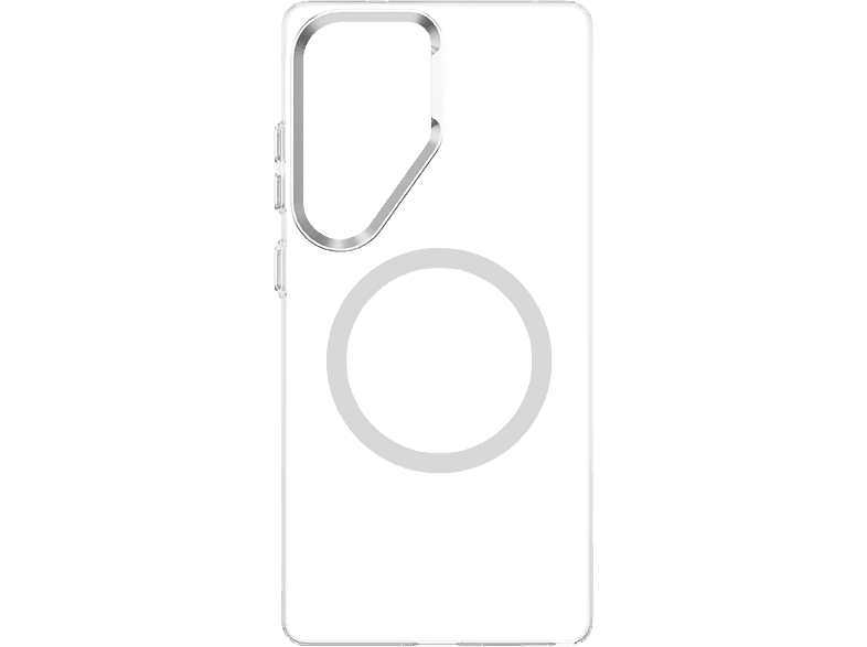 Funda móvil - ISY ISC-7004 MagISY, Para Samsung Galaxy S25 Ultra, Con anillo magnético, Transparente