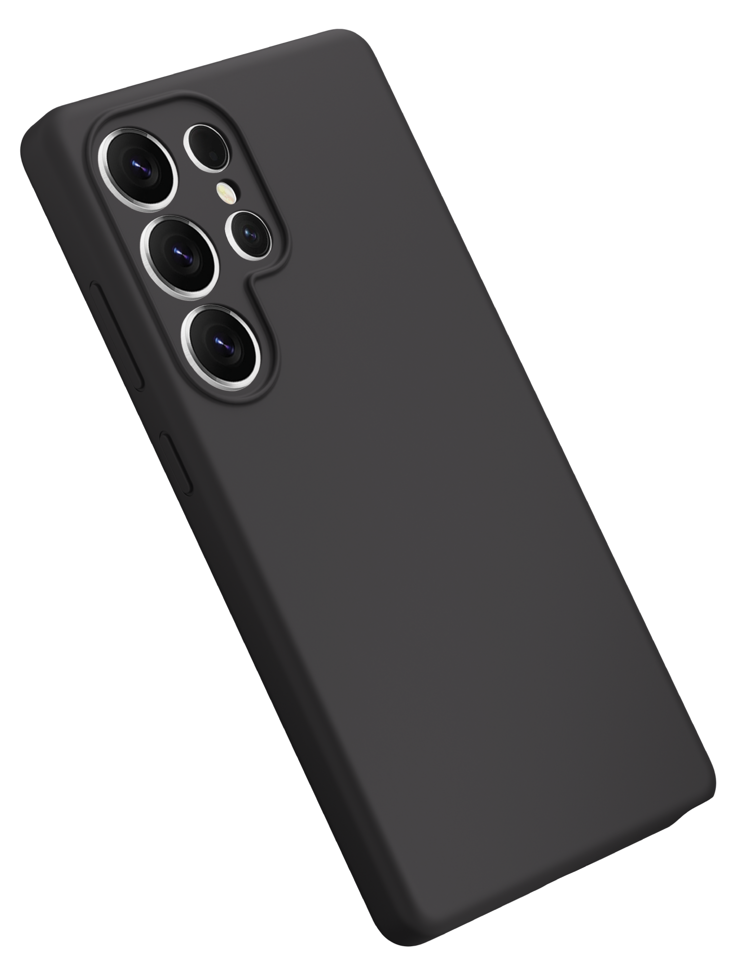 Una funda para smartphone negra con un diseño robusto.