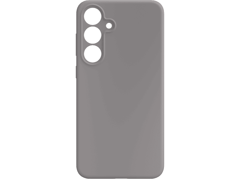 Funda móvil - ISY ISC-2359, Para Samsung Galaxy S25, Silicona, Gris pardo