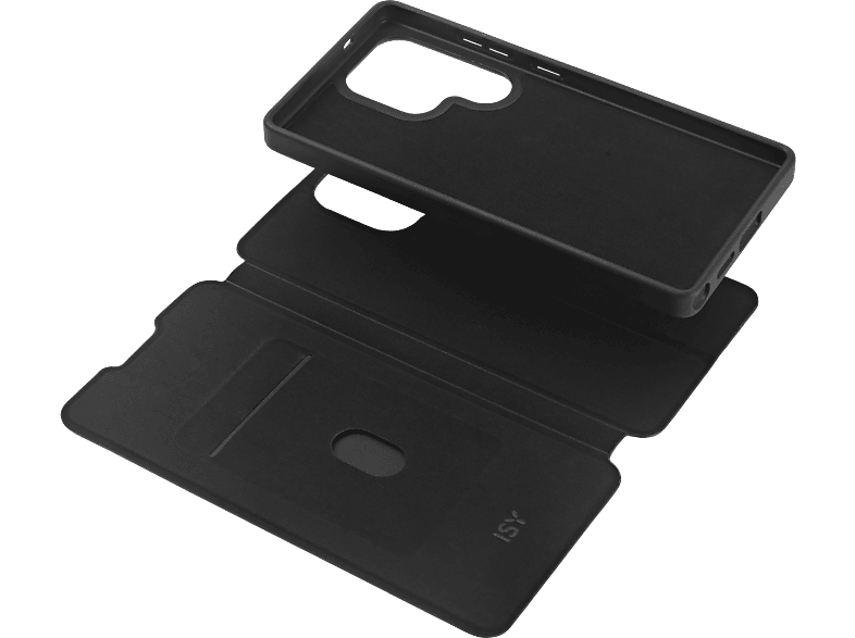 Funda móvil - ISY ISC-3150, Para Samsung Galaxy S25 Ultra, abatible, Negro