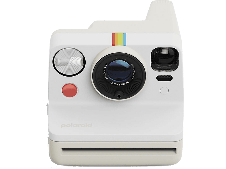 Polaroid Now Generation 3, Temporizador automático, Flash preciso, Guijarro blanco