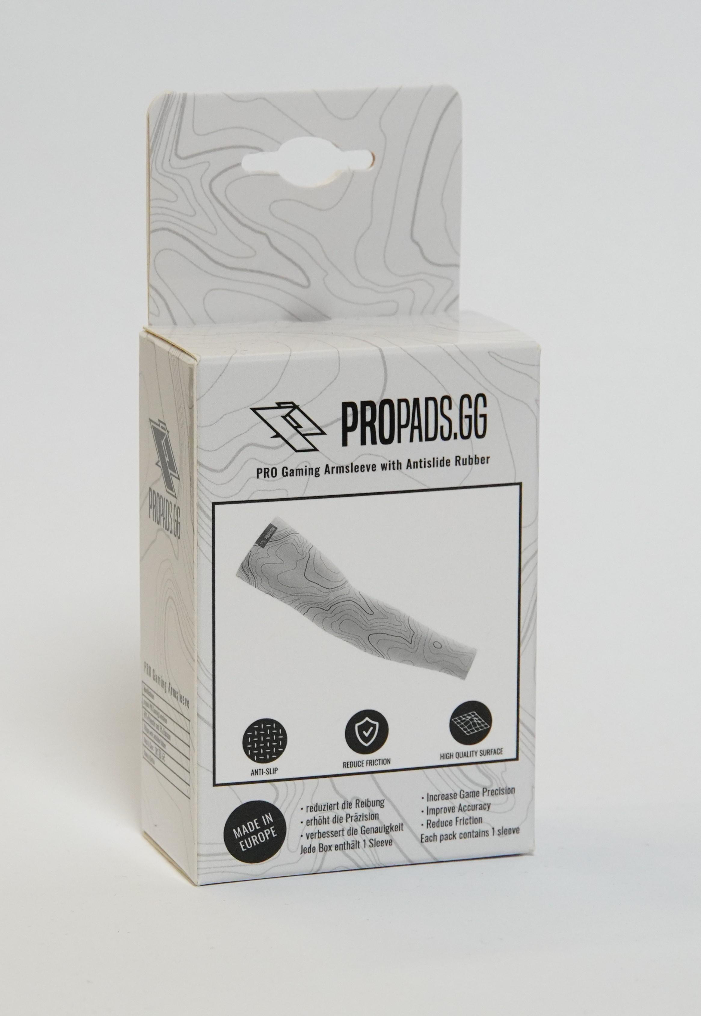 PROPADS Typo XL, Gaming Armsleeve, Light Grey