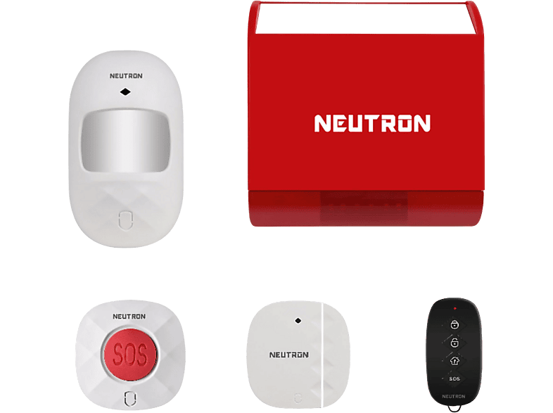 NEUTRON Wi-fi Smart Dış Mekan Alarm Ve Güvenlik Sistemi - Kablosuz Alarm Seti