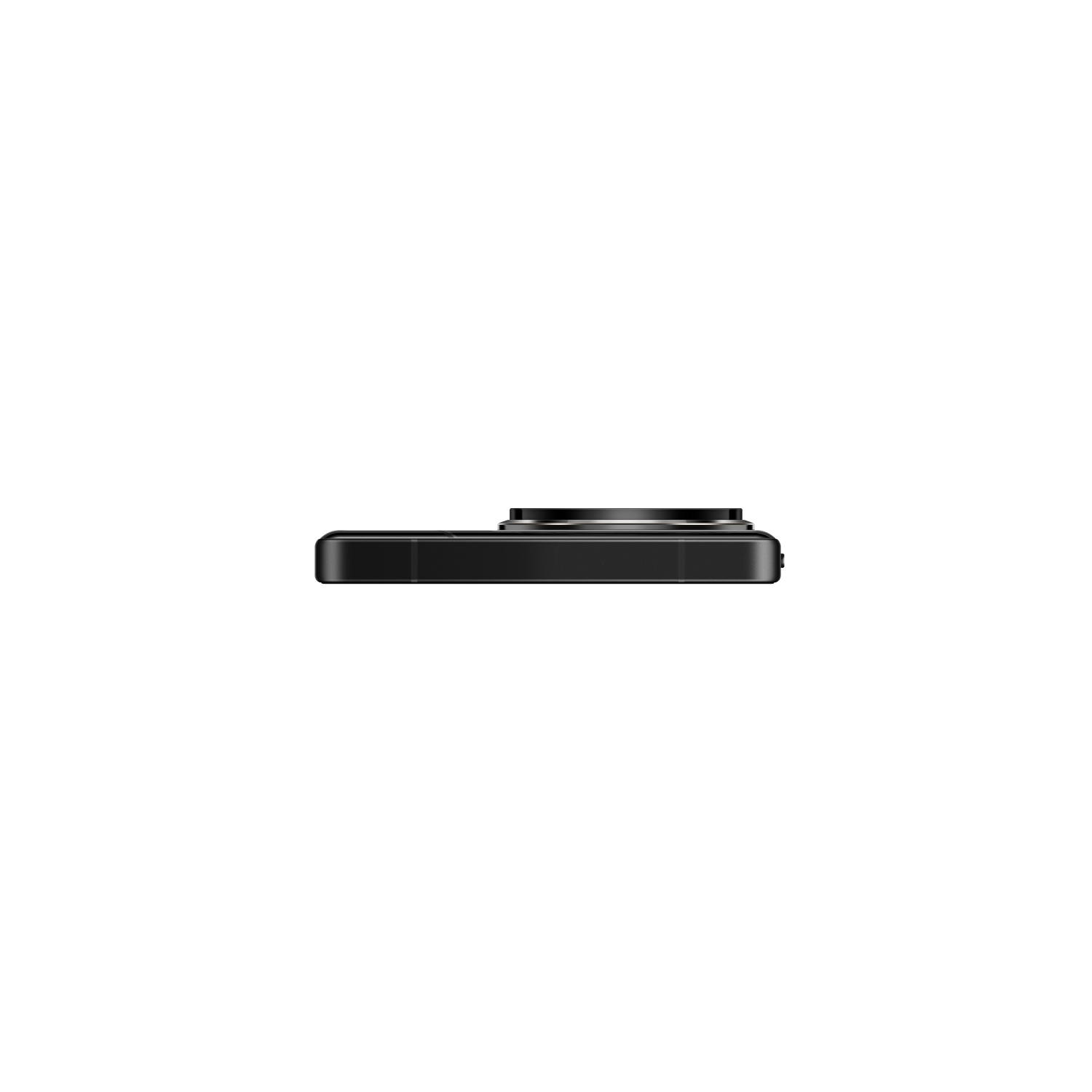 The bottom of a black smartphone with a camera, charging port, and speakers.