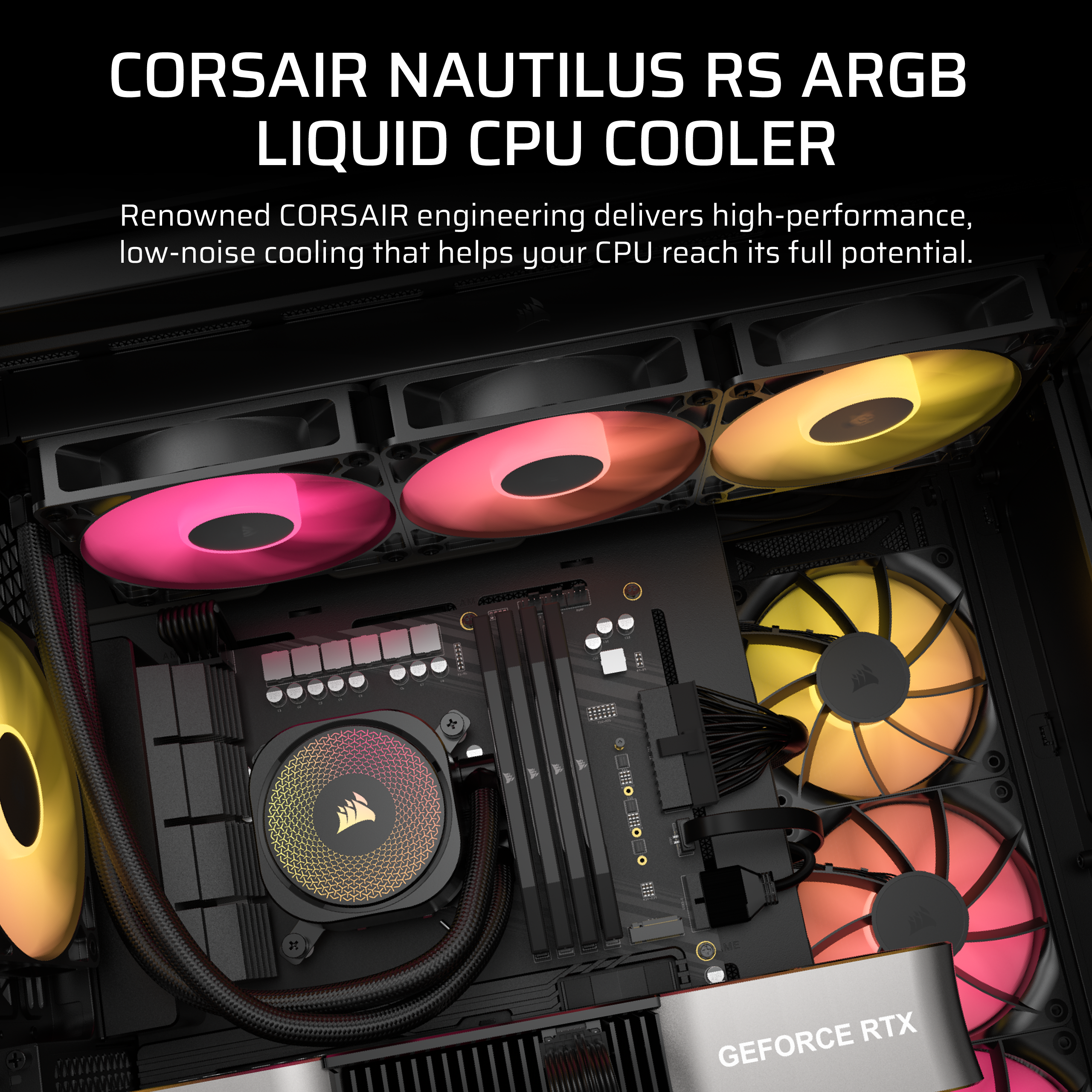 CORSAIR NAUTILUS 360 RS ARGB Flüssig-CPU-Kühler, Schwarz | MediaMarkt