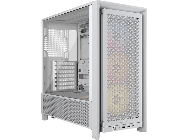 CORSAIR FRAME 4000D RS ARGB modulares Mid-Tower PC-Gehäuse, Weiß