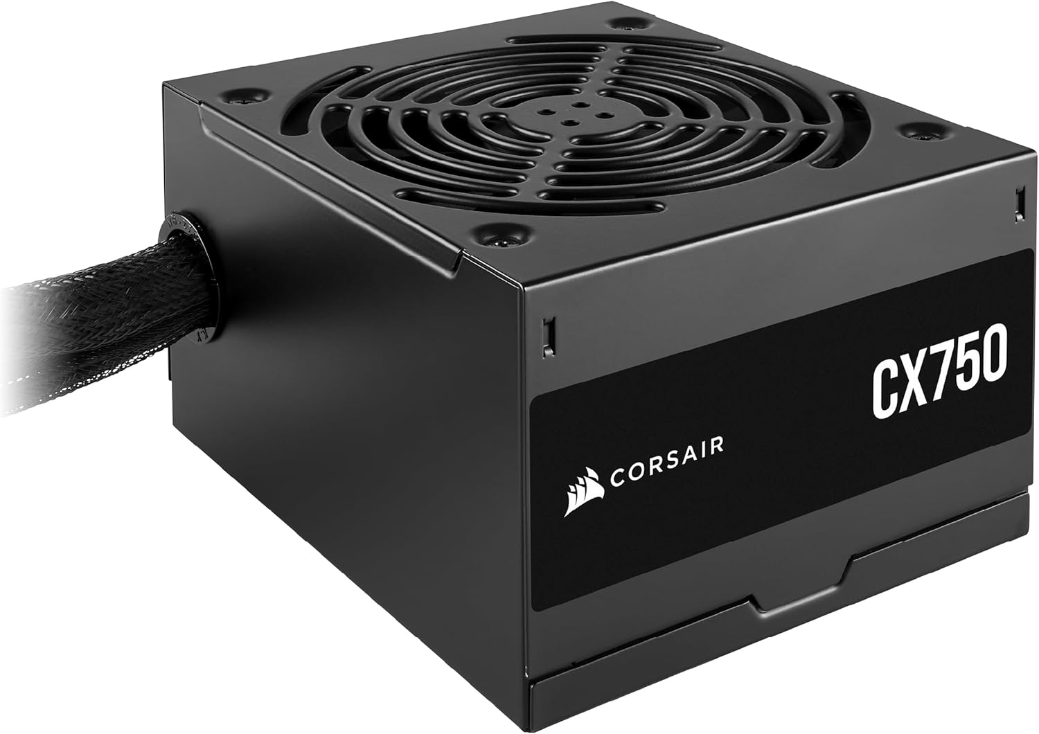 Altavoz negro con parte superior de malla y panel de control.